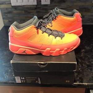 Air Jordan 9 mango low size 14
